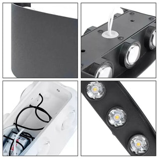 Outdoor LED Wall Light – Bidirectional Up Down Light Fixture | IP54 Rated Aluminum Alloy