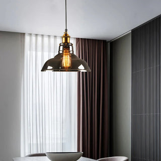 Industrial Glass Pendant Light – Modern LED Compatible Hanging Lamp for Hotels & Bars
