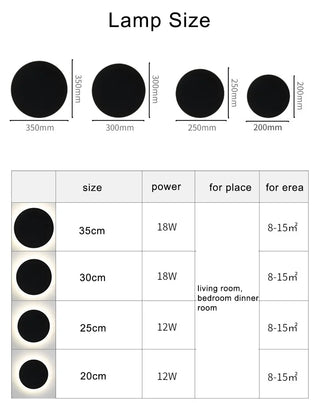Modern Wall Light - Black Aluminum LED Wall Lamp With Adjustable Brightness