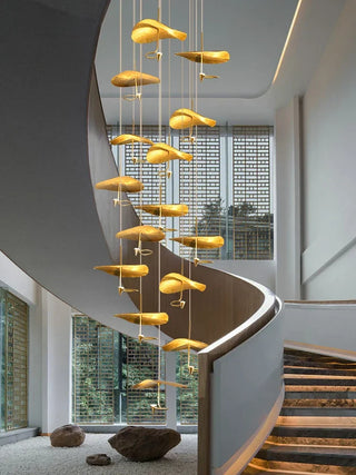 Copper Pendant Light – Modern Polished Copper Fixture with Energy Efficient LEDs