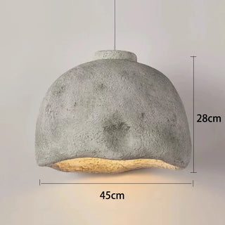 LED Polymer Chandelier – Modern Pendant Light with Natural Polymer Shade