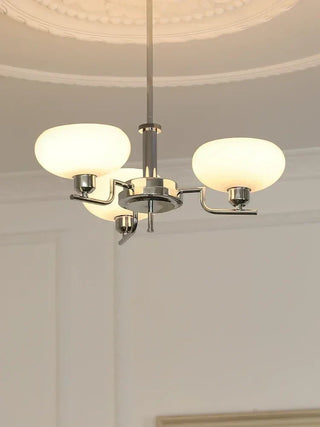 Modern Iron Chandelier – Stylish Ceiling Light with LED for Living Room Lighting