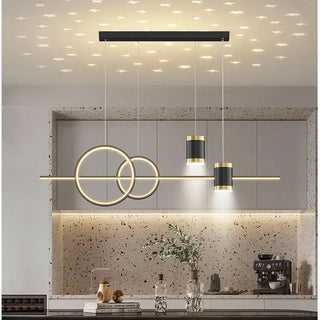 Minimalist Pendant Light – Adjustable Celestial Pendant Lamp with Starry Sky Lighting