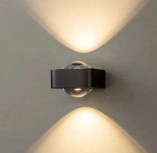 Modern Wall Light | Stainless Steel LED Wall Lamp - Black & Gold Sconce