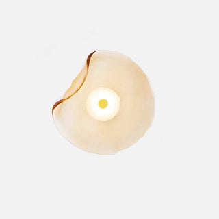 Glass Stone Wall Light | Modern Wall Lamp with Soft LED Lighting and Tempered Glass Fixture