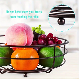 Metal tiered fruit stand