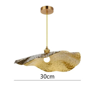 Modern Pendant Light – Artistic LED Pendant Light Fixture with Gold Finish