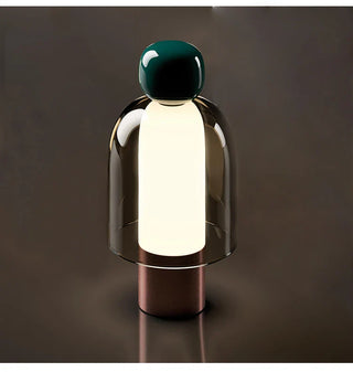 Minimalist Desk Lamp – Glass & Aluminum LED Reading Lamp | Modern Workspace Lighting