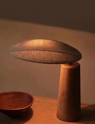 Vintage table lamp side angle — handcrafted classic design