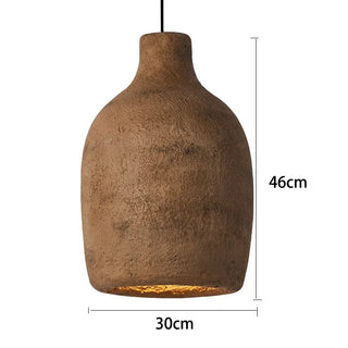 LED Polymer Chandelier – Modern Pendant Light with Natural Polymer Shade