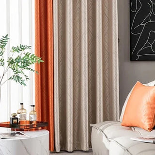 insulated blackout curtain scandinavian thermal drapes luxury grommet top panels side view