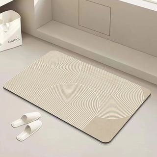 diatomaceous earth quick-dry eco bath mat front view