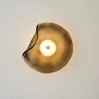 Glass Stone Wall Light | Modern Wall Lamp with Soft LED Lighting and Tempered Glass Fixture