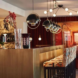 Scandinavian Pendant Light – Modern Iron Pendant with Soft Ambient LED Lighting