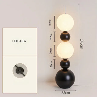 Iron Floor Lamp – Modern Living Room Lamp | LED Compatible, Easy Install Design