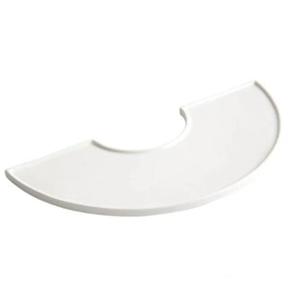 ceramic serving plate earthworks handcrafted tokyo style porcelain dinnerware platter front view