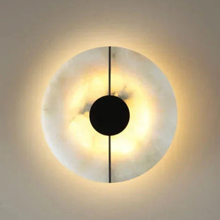 Marble Wall Lamp – Gold Wall Sconce with Integrated LED | Luxury Natural Lighting
