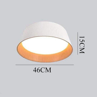 Nordic flush ceiling fixture resin – minimalist modern LED
