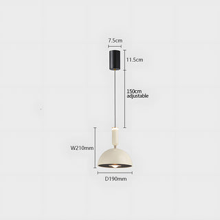 Suspension LED Bauhaus - Lampe Suspendue Moderne en Vitrail pour Salon