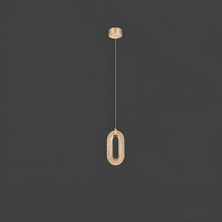 Nordic modern zinc alloy pendant — LED living room hanging lamp