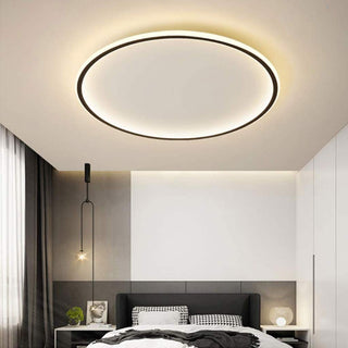 Ultra-Thin Ceiling Light - Adjustable Round LED Minimalist Light Fixture for Living Room