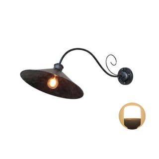 Vintage Metal Wall Light – Retro Outdoor Light With Iron Wall Sconce Finish