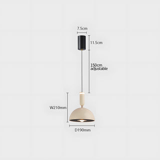 Suspension LED Bauhaus - Lampe Suspendue Moderne en Vitrail pour Salon