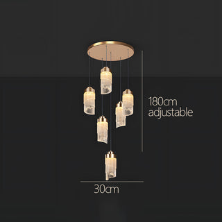 Acrylic Pendant Lights – Modern LED Fixtures With Warm Ambient Lighting For Living Room