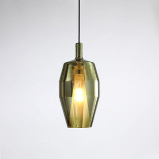 Multicolored glass pendant lamp for modern dining room