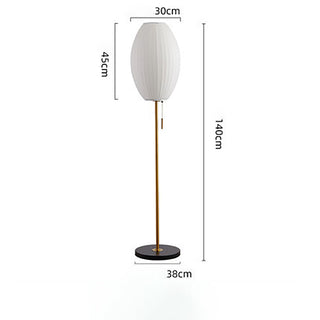 Classic white silk lamp wide view — elegant warm