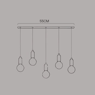 Suspension en verre moderne – Luminaires suspendus LED élégants pour salon