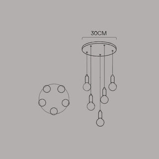 Suspension en verre moderne – Luminaires suspendus LED élégants pour salon