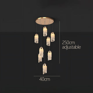Acrylic Pendant Lights – Modern LED Fixtures With Warm Ambient Lighting For Living Room
