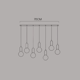 Suspension en verre moderne – Luminaires suspendus LED élégants pour salon