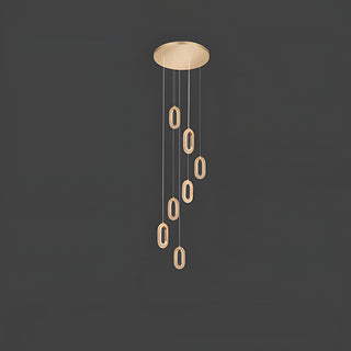 Nordic pendant side angle — zinc alloy modern LED hanging lamp