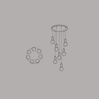 Suspension en verre moderne – Luminaires suspendus LED élégants pour salon