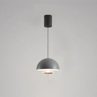 Hand touch pendant side angle — modern controlled ceiling lamp
