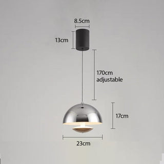 Lámpara Colgante con Control Táctil - Lámpara Colgante Moderna con Iluminación de Control Táctil