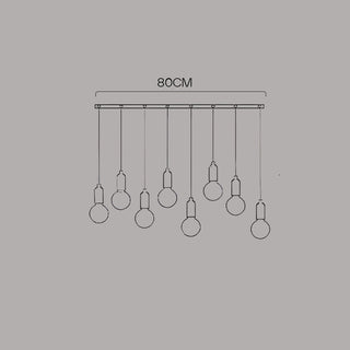 Suspension en verre moderne – Luminaires suspendus LED élégants pour salon