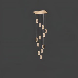 Suspension scandinave moderne - Suspension LED en alliage de zinc pour salon