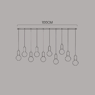 Suspension en verre moderne – Luminaires suspendus LED élégants pour salon