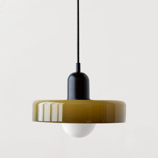 Suspension Bauhaus – Lampe LED moderne à deux têtes en verre pour salle à manger