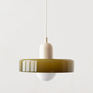 Suspension Bauhaus – Plafonnier Simple à 3 Têtes en Verre pour Salle à Manger