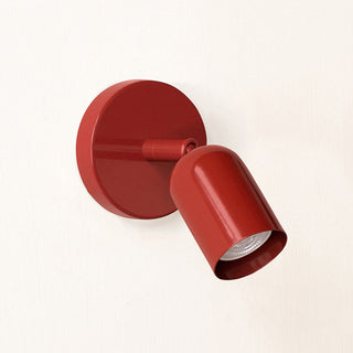 Metal decorative wall sconce detail — modern LED living room