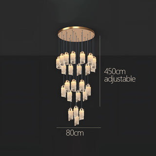 Acrylic Pendant Lights – Modern LED Fixtures With Warm Ambient Lighting For Living Room