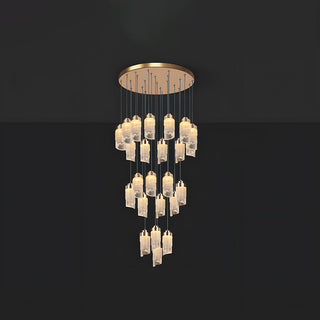 Modern acrylic LED pendant styled — warm ambient ceiling lamp