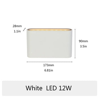 Modern Aluminum Wall Light – Sleek LED Fixture | Durable Contemporary Lighting