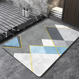 luxury eco-friendly rubber anti-slip bath mat front view