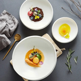 ceramic bowl plate earthworks handcrafted thick porcelain dinnerware dishwasher safe set view