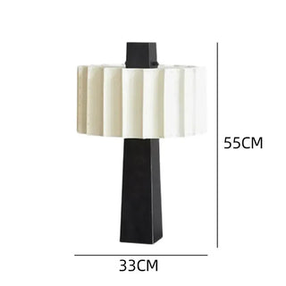 Metal Table Lamp – Scandinavian LED Reading Light With Touch Switch & Iron Base